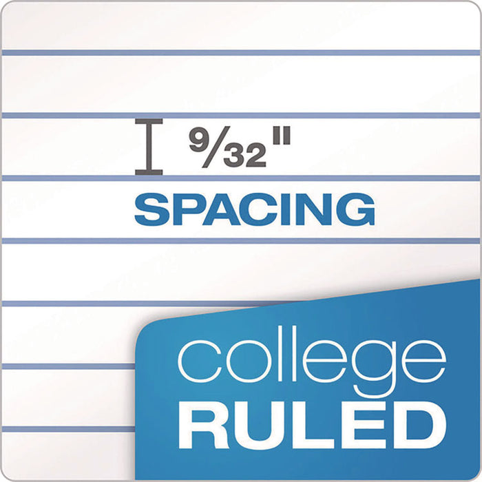 Coil-Lock Wirebound Notebook, 3-Hole Punch, 5-Subject, College Rule, Randomly Assorted Covers, (200) 11 x 8.5 Sheets