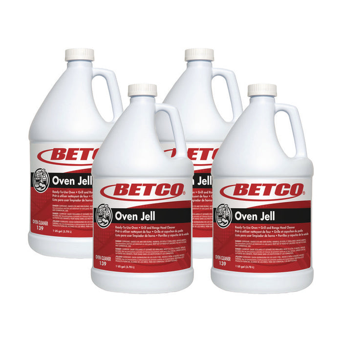 Oven Jell Cleaner, 1 gal Bottle, 4/Carton