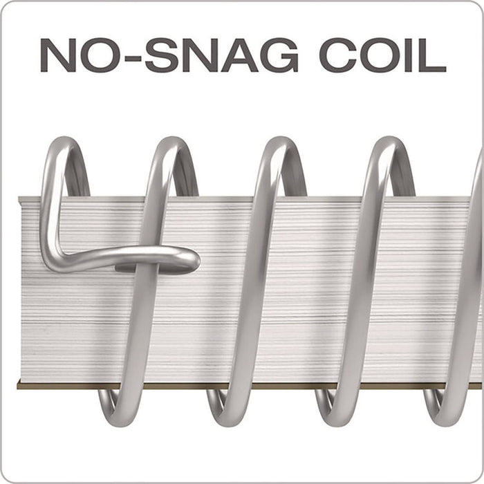 Coil-Lock Wirebound Notebook, 3-Hole Punched, Medium/College Rule, Randomly Assorted Cover Color, (70) 10.5 x 8 Sheets
