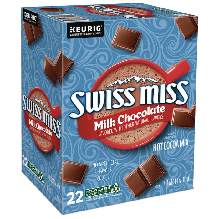 Milk Chocolate Hot Cocoa K-Cups, 22 Pods/Box