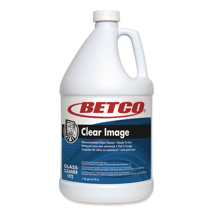 Clear Image Glass and Surface Cleaner, 1 gal Bottle, 4/Carton