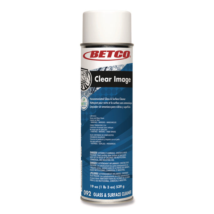 Clear Image Glass and Surface Cleaner, 19 oz Spray Bottle, 12/Carton