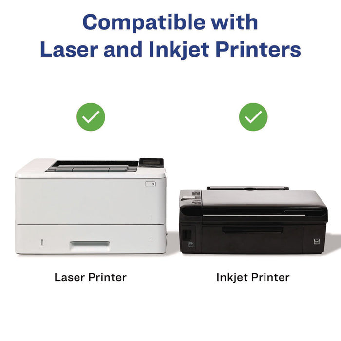 Printable Postcards, Inkjet, 65 lb, 4.25 x 5.5, Textured Matte White, 120 Cards, 4 Cards/Sheet, 30 Sheets/Box