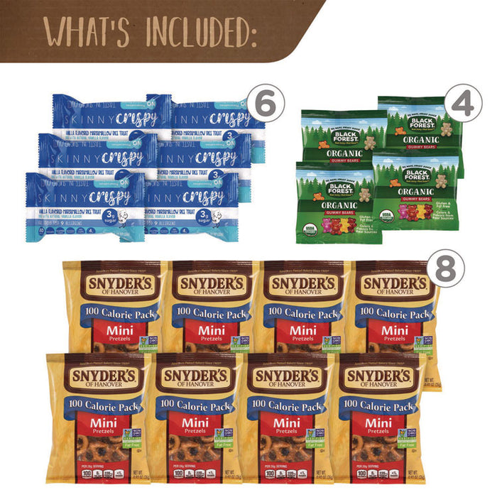 Big Healthy Snack Box, 61 Assorted Snacks/Box