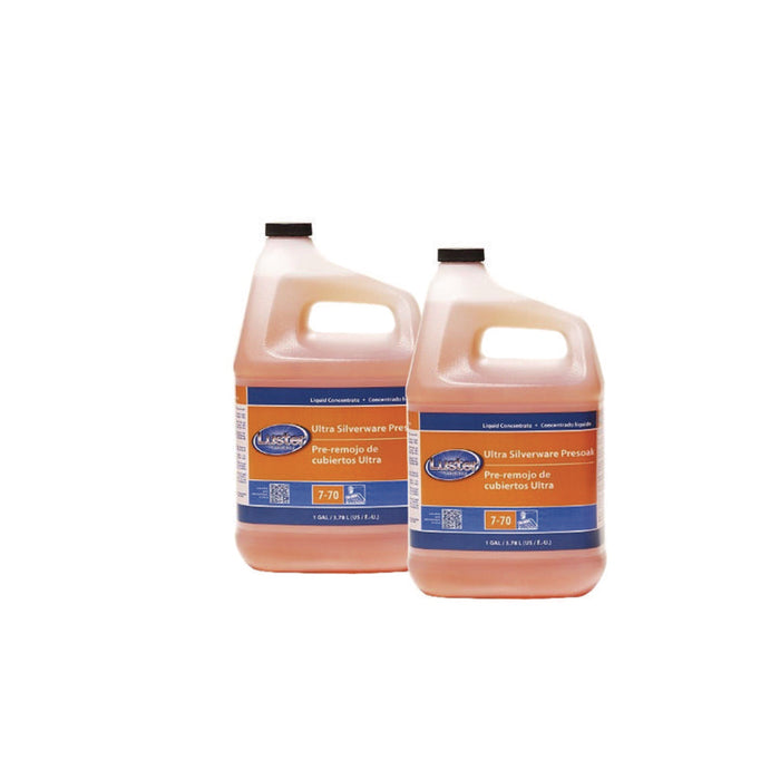 Ultra Silverware Presoak, Unscented, 1 gal Bottle, 2/Carton