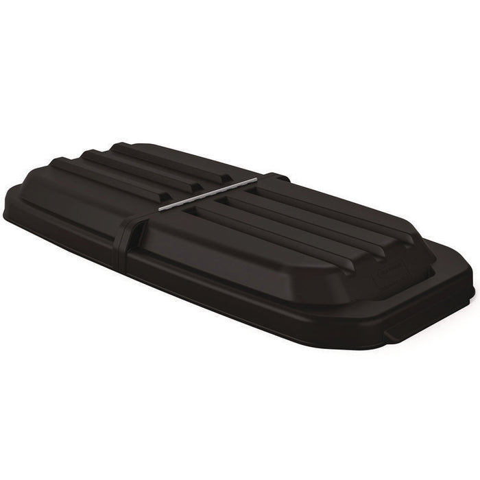 3/4 Cubic Yard Tilt Truck Lid, 31.69 x 67 x 6.9, Black