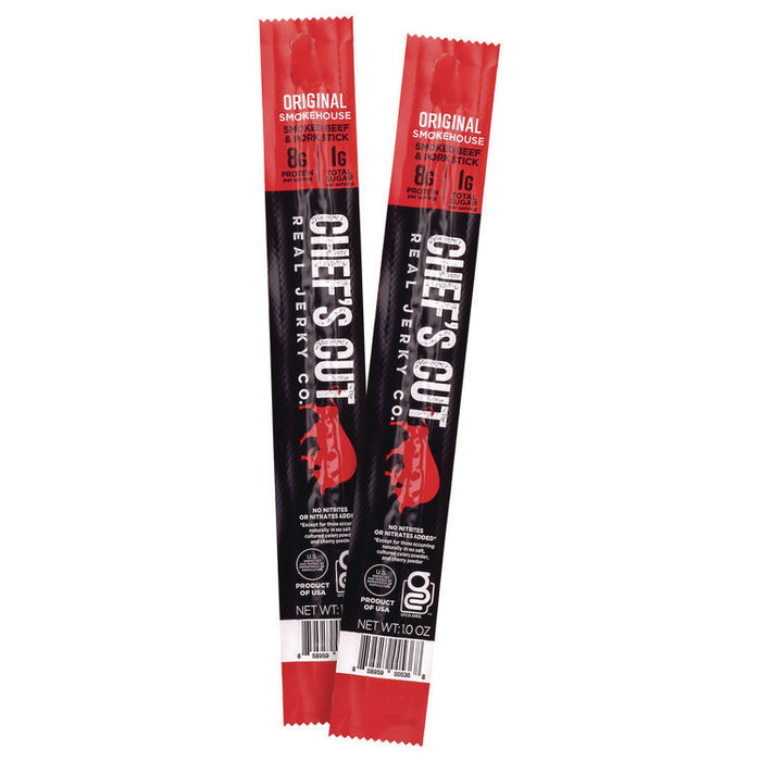 Original Smokehouse Beef and Pork Meat Stick, 1 oz Individually Wrapped, 16/Carton