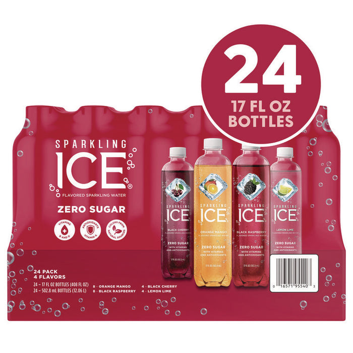 Fruit Frenzy Variety Pack, Assorted Flavors, 17 oz Bottle 24/Carton