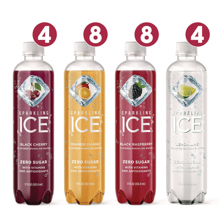 Fruit Frenzy Variety Pack, Assorted Flavors, 17 oz Bottle 24/Carton