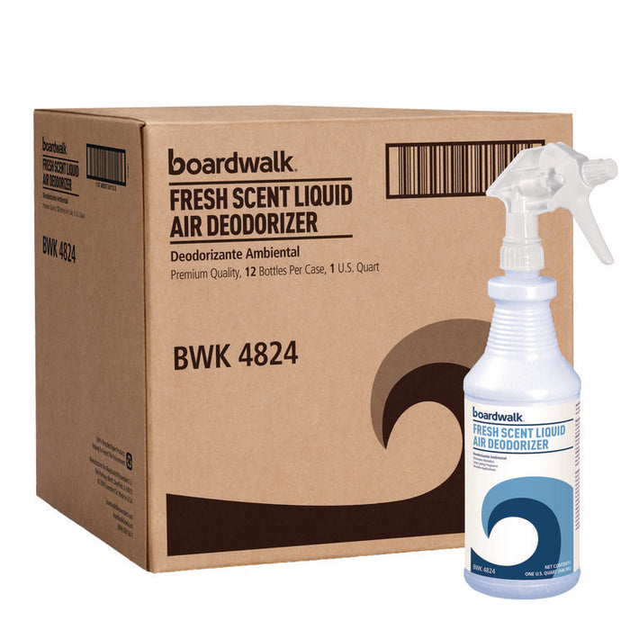 Fresh Scent RTU Liquid Air Deodorizer, 32 oz Spray Bottle