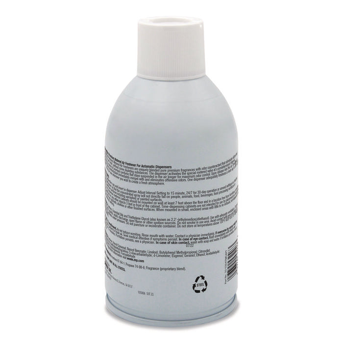 Premium Metered Air Freshener Refill, Caribbean Waters, 7.1 oz Aerosol Spray 12/Carton