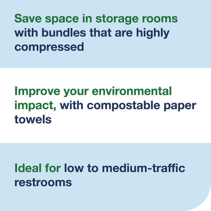Xpress Compressed Multifold Hand Towels, 1-Ply, 8.3 x 9.25, White, 250/Pack, 12 Packs/Carton