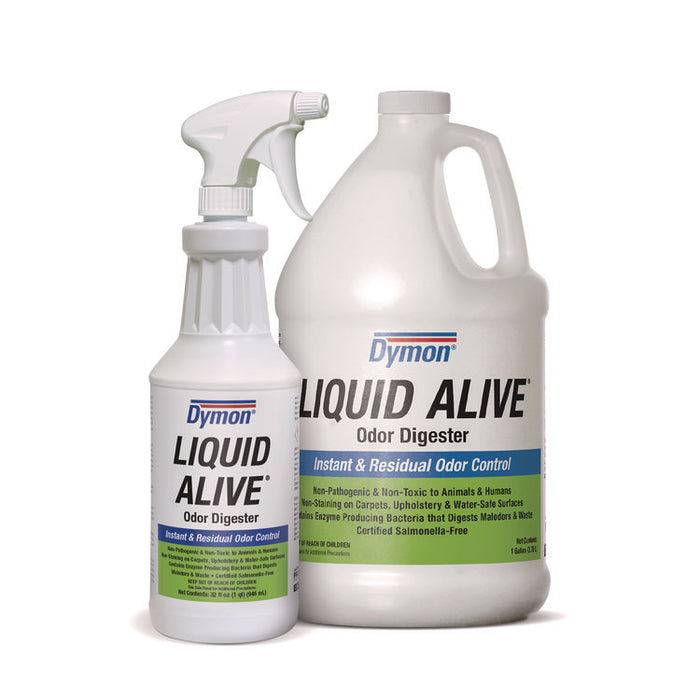 LIQUID ALIVE Odor Digester, 32 oz Bottle, 12/Carton