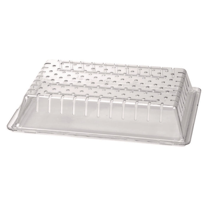 StorPlus Polycarbonate Food Storage Container Colander, 18 x 26 x 5, Clear, Plastic