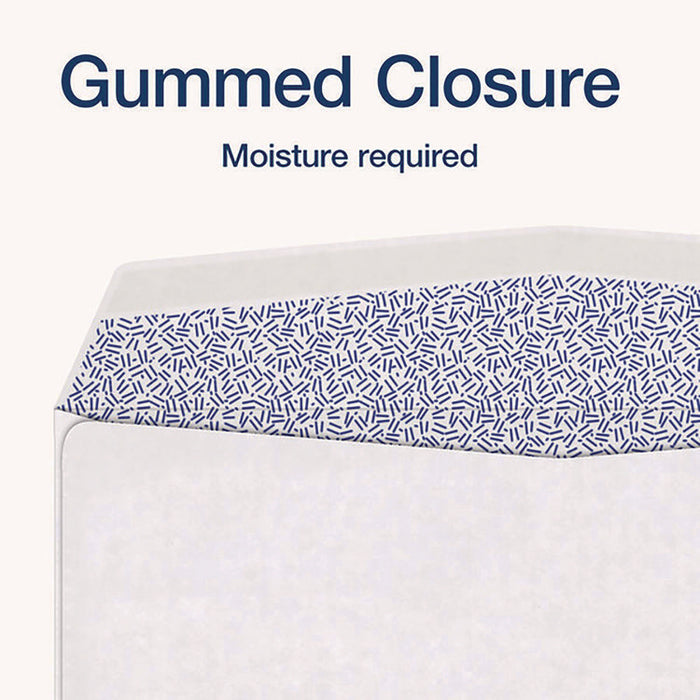 3-Up 1099-NEC Gummed Seal Double-Window Security Tint Envelopes, Commercial Flap, 8.75 x 3.75, White, 24/Pack