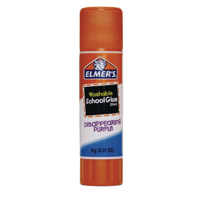 Disappearing Purple School Glue Stick, 0.21 oz, Dries Clear, 8/Pack