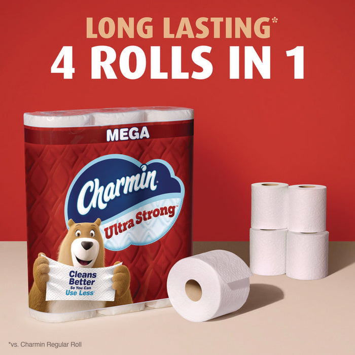 Ultra Strong Bathroom Tissue, Septic Safe, 2-Ply, White, 220 Sheets/Roll, 18 Rolls/Pack