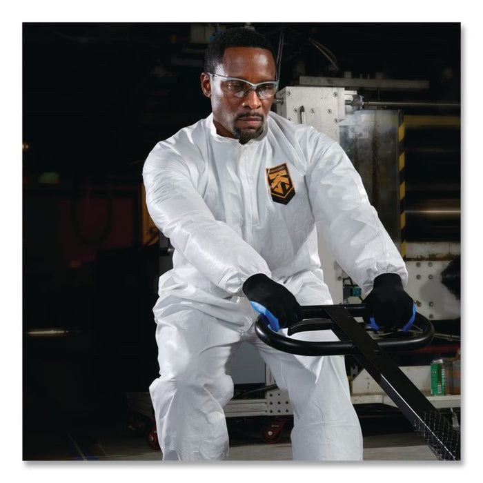A40 Coveralls, Open Wrists and Ankles, Medium, White, 25/Carton