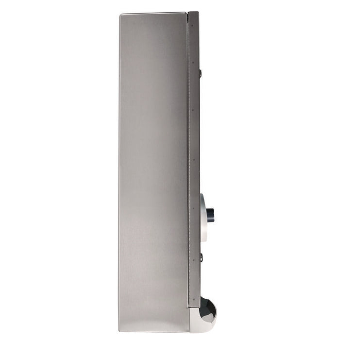 ConturaSeries Surface-Mounted Napkin/Tampon Vendor, Stainless Steel, 12 x 8 x 26, Silver