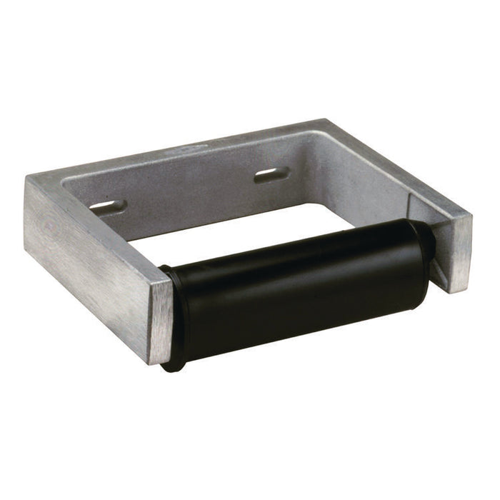 Toilet Tissue Dispenser for Single Roll, 6.5 x 4 x 1, Gray