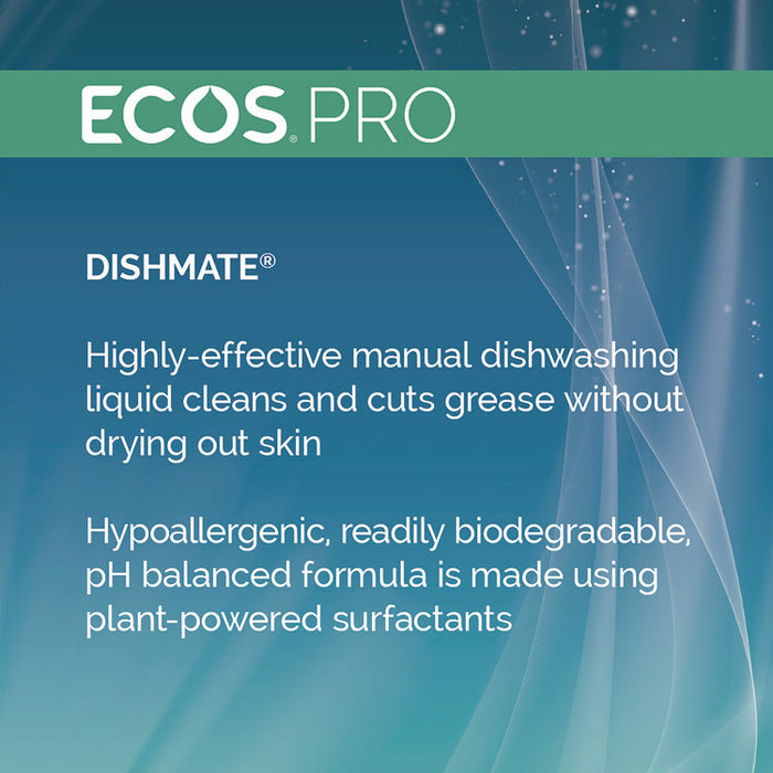 Dishmate Manual Dish Liquid, Unscented, 128 oz Bottle