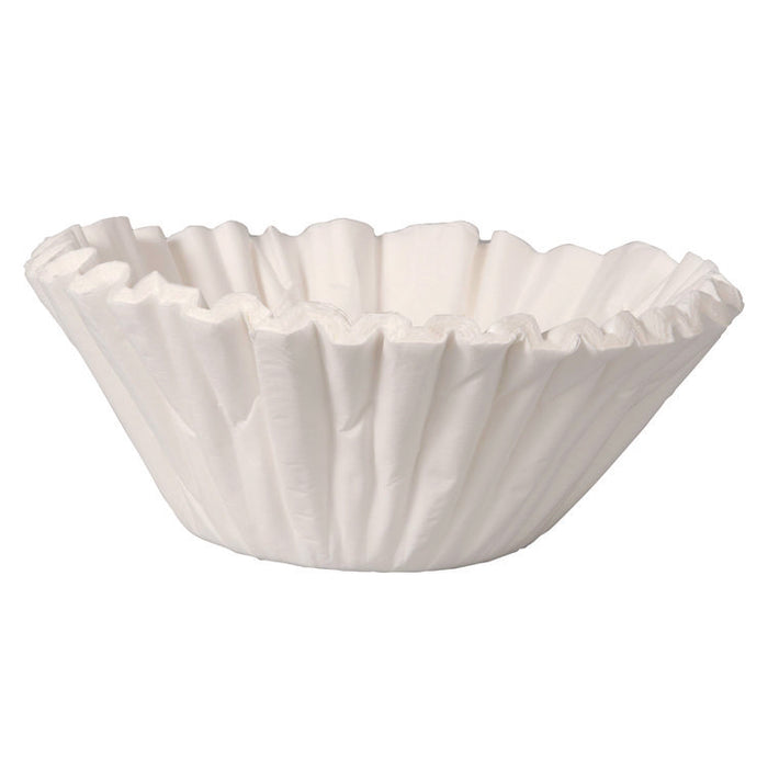 Commercial Coffee Filters, 12 Cup Size, Flat Bottom, 500/Bag, 2 Bags/Carton