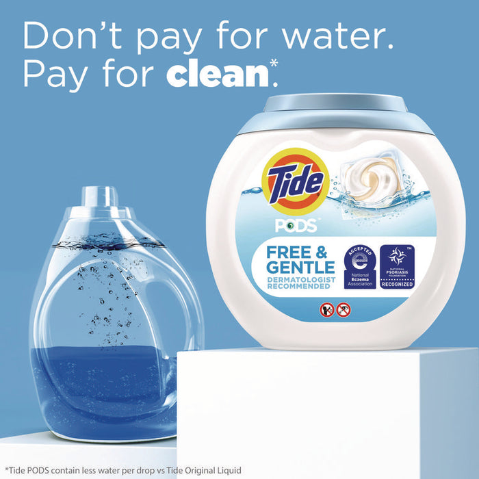Pods, HE Compatible, Unscented, 81 Pods/Tub, 4 Tubs/Carton