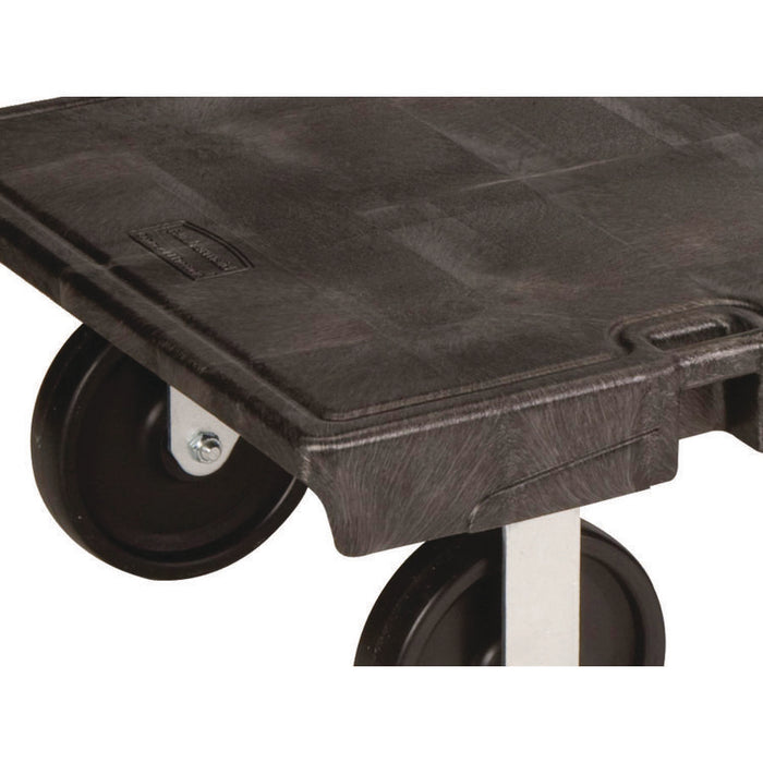 Platform Truck with 8" Polyolefin Casters, 2,000 lb Capacity, 30 x 60 x 7, Black