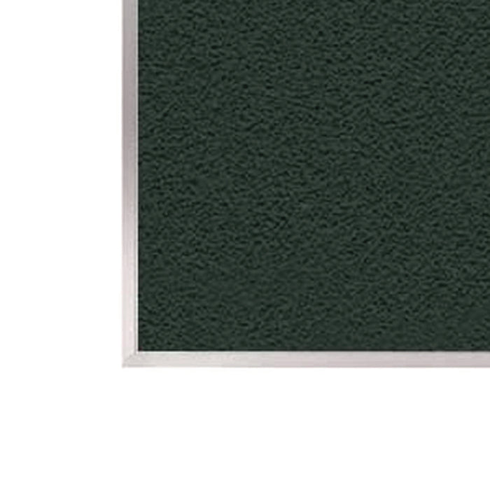 Vinyl Bulletin Board with Aluminum Frame, 87.91" x 48.5", Ebony Surface, Satin Aluminum Frame