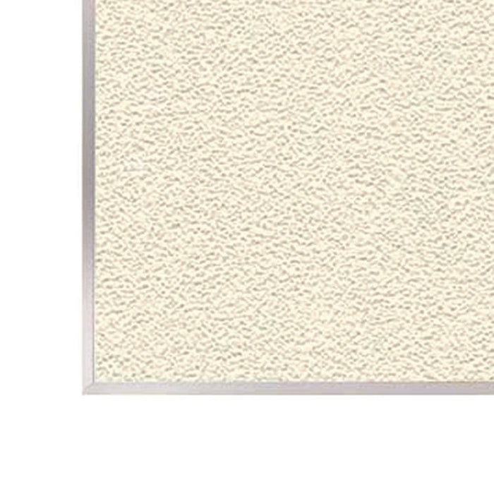 Vinyl Bulletin Board with Aluminum Frame, 87.91" x 48.5", Ivory Surface, Satin Aluminum Frame