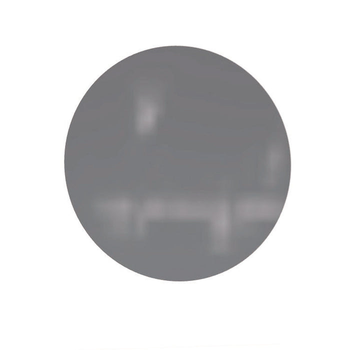Coda Low Profile Circular Non-Magnetic Glassboard, 24 x 24, Smoke Surface
