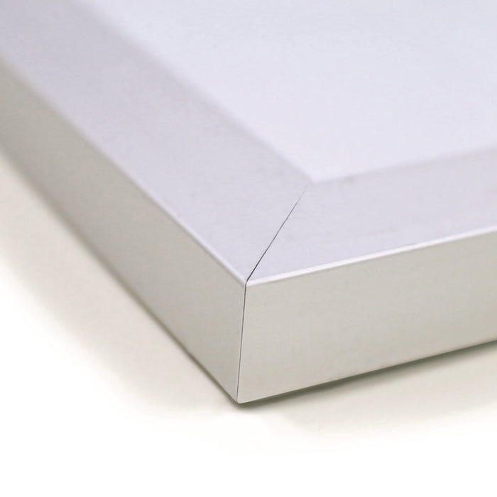 M1 Porcelain Magnetic Whiteboard with Box Tray, 87.91 x 51.25, White Surface, Satin Aluminum Frame