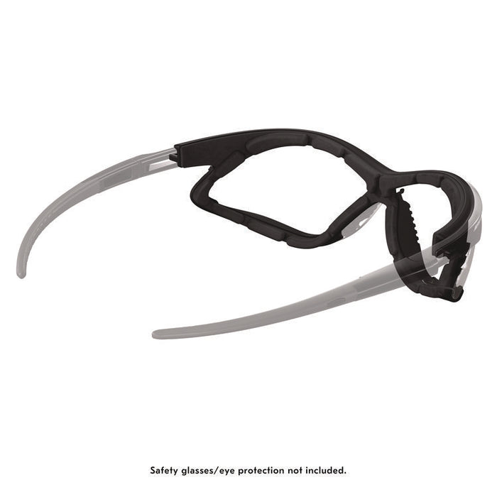 Nemesis Foam Gasket Attachable Eyewear Accessory, Black, 24/Carton