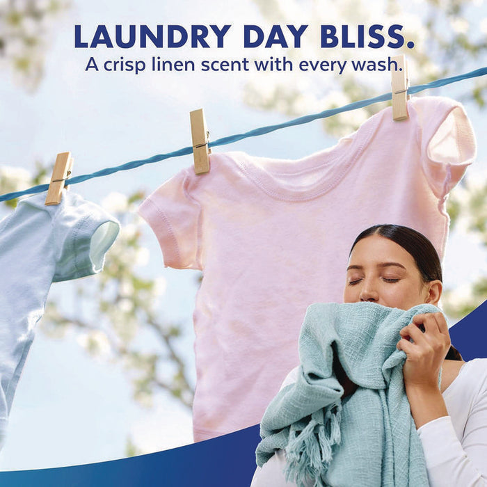 Laundry Sanitizer, Crisp Linen Scent, 21 oz Bottle, 6/Carton