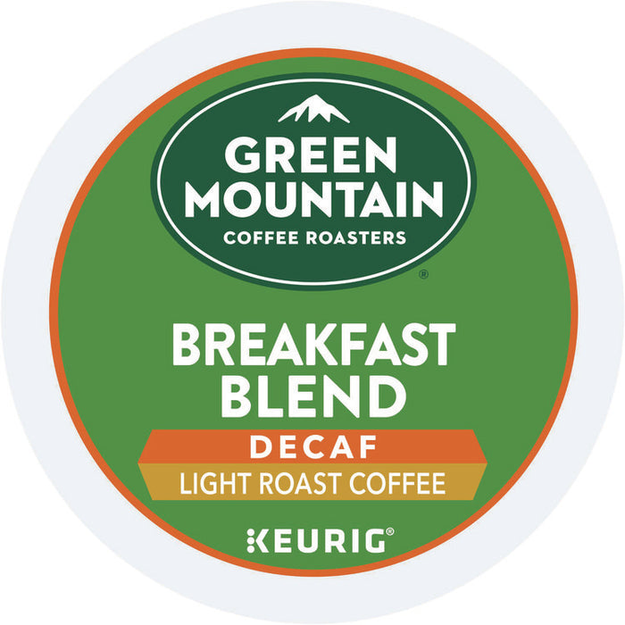 Breakfast Blend Decaf Coffee K-Cups, 24/Box