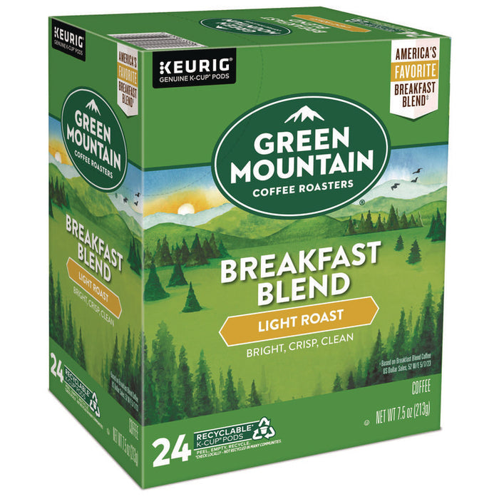 Breakfast Blend Coffee K-Cup Pods, 96/Carton
