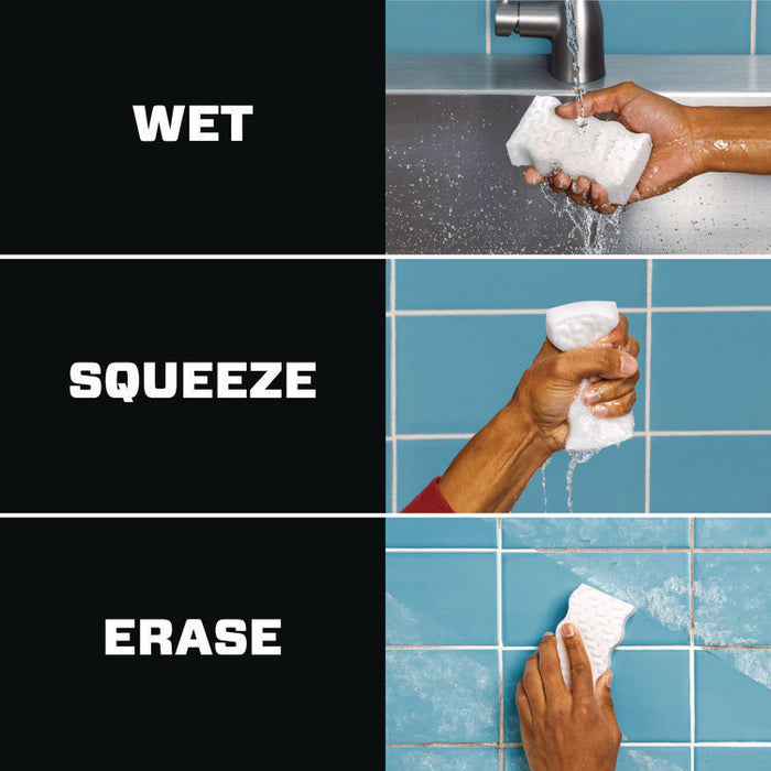 Magic Eraser, Ultra-Thick, 4.6 x 2.3, 1.2" Thick, White, 5/Pack, 2 Packs/Carton