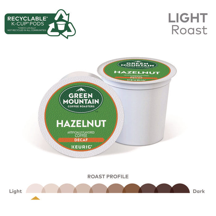 Hazelnut Decaf Coffee K-Cups, 24/Box