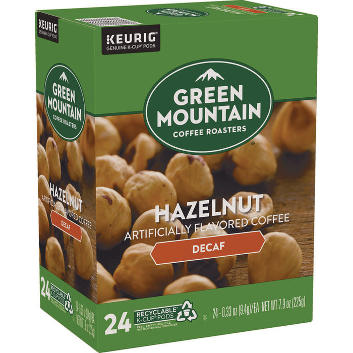 Hazelnut Decaf Coffee K-Cups, 24/Box