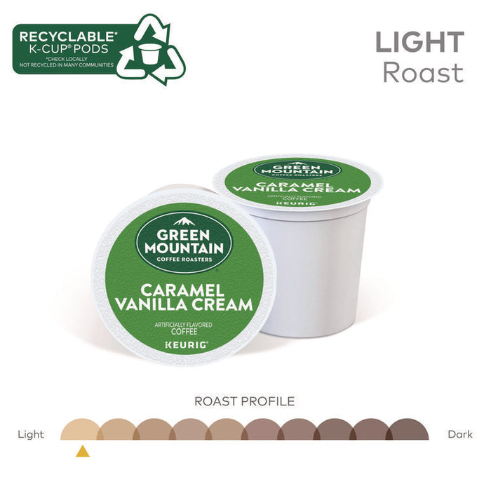 Caramel Vanilla Cream Coffee K-Cups, 96/Carton