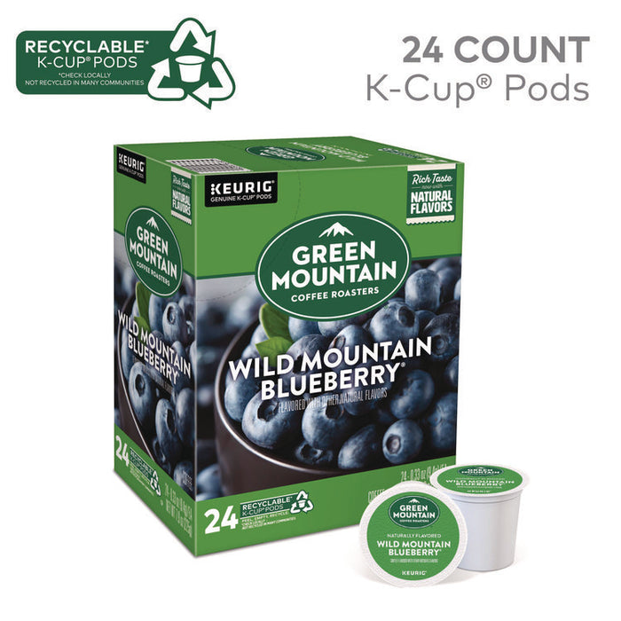 Fair Trade Wild Mountain Blueberry Coffee K-Cups, 24/Box