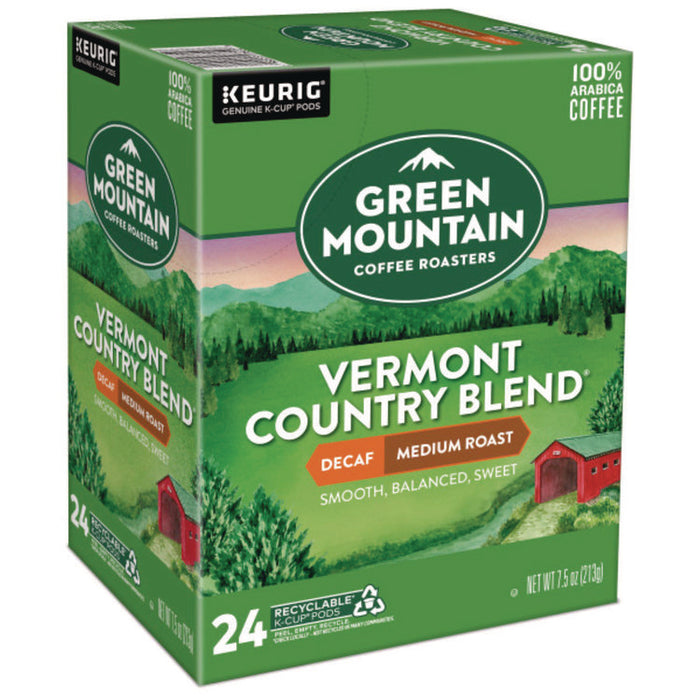 Vermont Country Blend Decaf Coffee K-Cups, 96/Carton