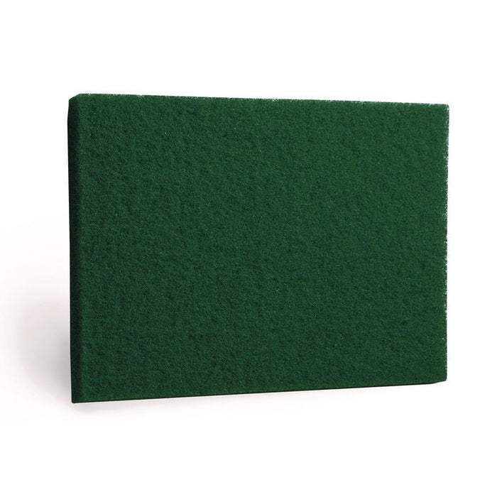 Scrubbing Pad, 14 x 28, Green, 5/Carton