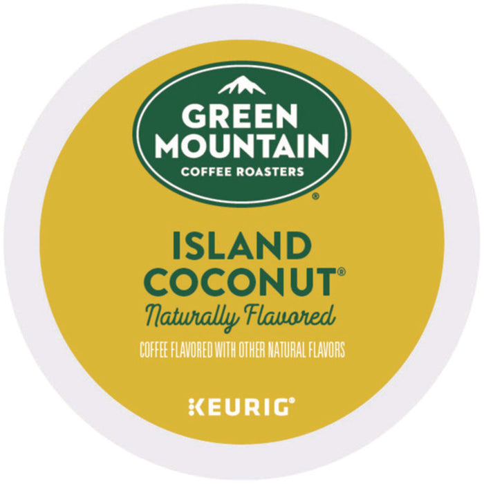 Island Coconut Coffee K-Cup Pods, 96/Carton