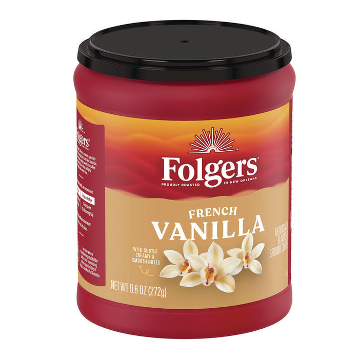 French Vanilla Ground Coffee, 9.6 oz Can