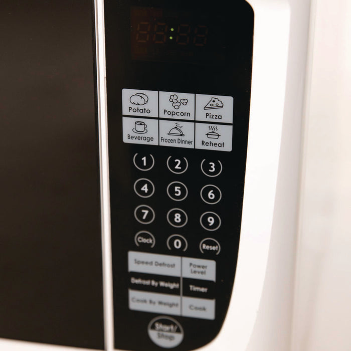 1.4 cu ft Electronic Microwave with Touch Pad, 1,000 W, White