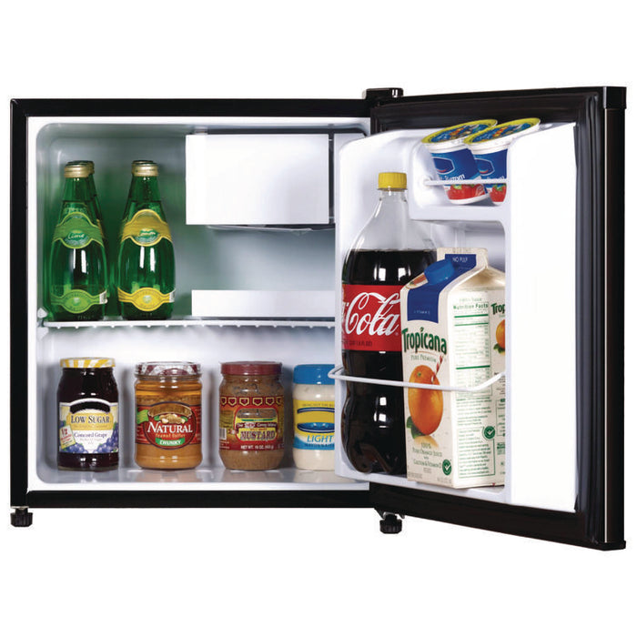1.6 Cu. Ft. Compact Refrigerator with Chiller Compartment, Black