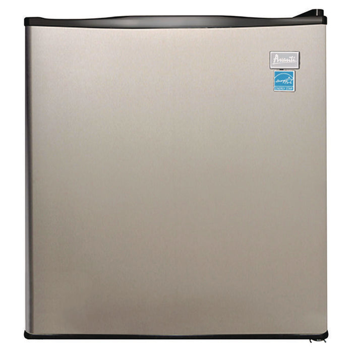 1.7 Cu. Ft. All Refrigerator, Stainless Steel/Black