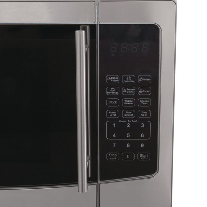 1.1 cu ft Compact Microwave Oven, 1,000 W, Mirror-Finish