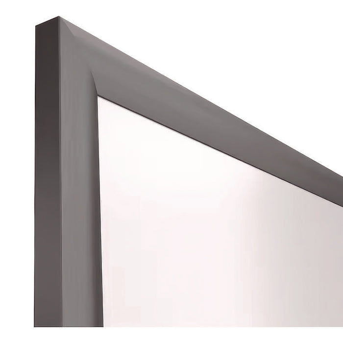Magnetic Porcelain Dry Erase Board, 72" x 48", White Surface, Gray/Natural Aluminum Frame